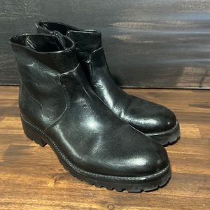 Corvari Italian black leather half boot size 39 (US 8ish). Purchased in Italy!!!